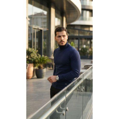 Erkek Boğazlı Yaka Uzun Kollu Triko