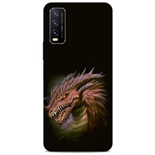 Xiaomi Redmi 9T Kılıf Dragons (18) Telefon Kılıfları Kahverengi Ejderha