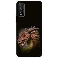 Xiaomi Redmi 9T Kılıf Dragons (18) Telefon Kılıfları Kahverengi Ejderha