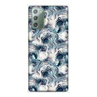Samsung Galaxy Note 20 Uyumlu Kılıf Romans (10) Full Koruma Kılıfı Turkuaz