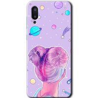 MRCİLETİSİM Samsung Galaxy A02 Kılıf Baskılı Kapak - Uzaylı Kız +Tam Ekran Koruyucu