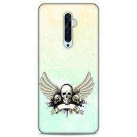 Lopard Oppo Reno 2z Uyumlu Kılıf Tattoo's (8) Baskılı Kılıf Yeşil Beyaz