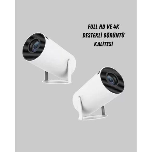 Ev Sineması Projeksiyon Cihazı – 160 Ansı Lümen, 4k Uyumlu Ve Kablosuz Görüntü Aktarımı