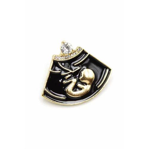 Ultrason Broş - Altın