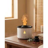 Ultrasonik Uçucu Yağ Difüzörü Alev Görünümlü Ortam Nemlendirici