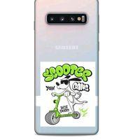 Zoologix (60) Samsung Galaxy S10 Şeffaf Kılıf Silikon Desenli
