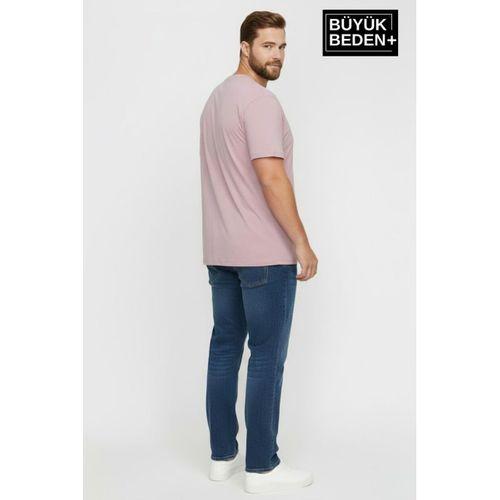 Büyük Beden Erkek Basic Tişört – Pamuklu Düz T-Shirt 3XL-6XL SPR26BTS510