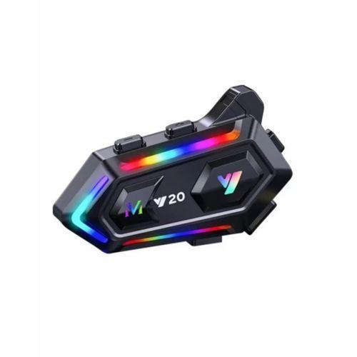 Bluetooth 5.3 Motosiklet Kask Intercom Kulaklık 1000 Metre Ipx6 Su Geçirmez