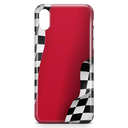 Apple iPhone X Kılıf Formula 1 Arka Kapak Koruma Desenli Full Koruyucu