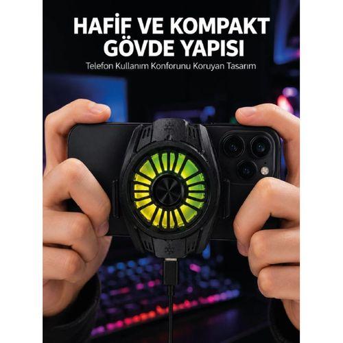 Telefon Ve Tablet Uyumlu Manyetik Mobil Soğutucu Fan