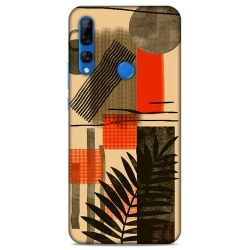 Lopard Huawei Y9 Prime 2019 Uyumlu Kılıf Soyut Sanat (44) Desenli Tough Armor Kılıf