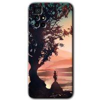 Redmi 10 Kılıf HD Desen Baskılı Arka Kapak - Yalnız Savaşcı