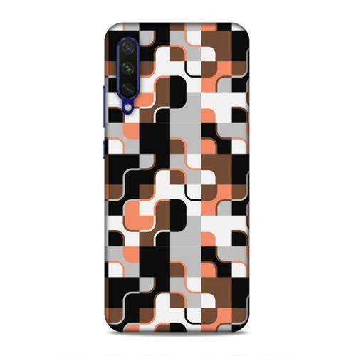 Xiaomi Mi A3 Uyumlu Kılıf Insomnia (47) Crystal Flex Kılıf Siyah Portakal
