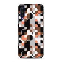 Xiaomi Mi A3 Uyumlu Kılıf Insomnia (47) Crystal Flex Kılıf Siyah Portakal