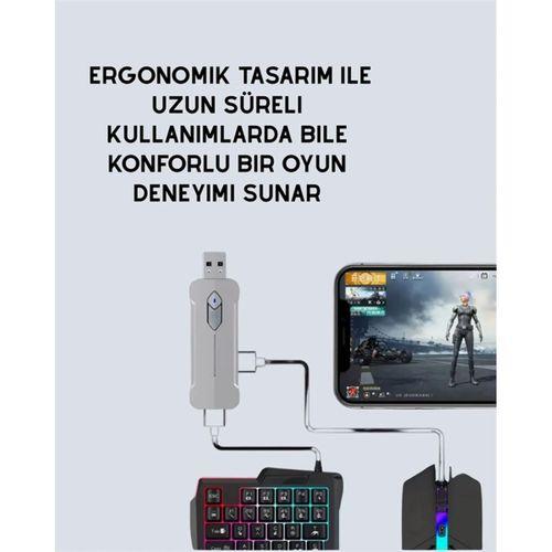 Android Uyumlu Klavye Mouse Oyun Seti – Gecikmesiz Bağlantı, Tak-çalıştır Özellikli