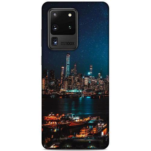 Lopard Samsung Galaxy S20 Ultra Uyumlu Kılıf Gece'S (6) Silikon Kılıf Şehir