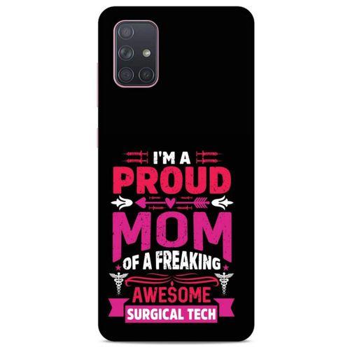 Samsung Galaxy A71 Uyumlu Kılıf Pembe Delisi (48) Bumper Kılıf Writing