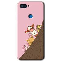 Xiaomi Mi 8 Lite Kılıf HD Desen Baskılı Arka Kapak+Temperli Cam - Winnie the Pooh
