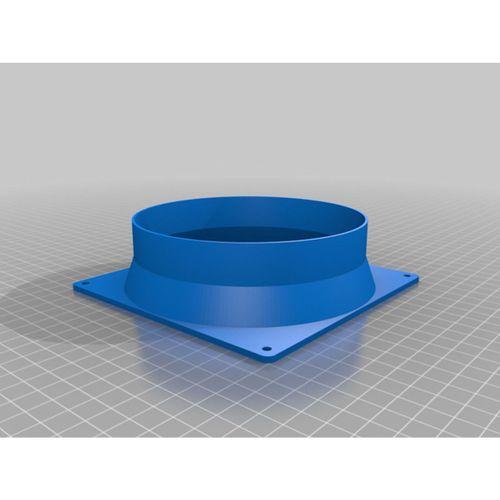 140mm Fan ile Kanal Borusu Adaptörü (Bu ürün Sadece Plastik parçadır - Almadan Önce Soru Sorabilirsiniz)