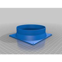 140mm Fan ile Kanal Borusu Adaptörü (Bu ürün Sadece Plastik parçadır - Almadan Önce Soru Sorabilirsiniz)