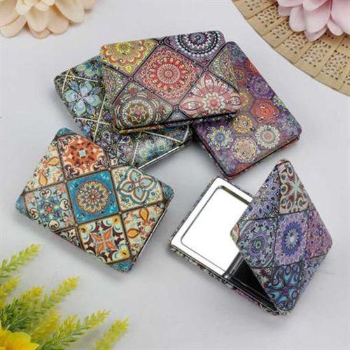 Luks Makyaj Aynası,Cep Aynası,Çanta Aynası 8,5X6X1Cm