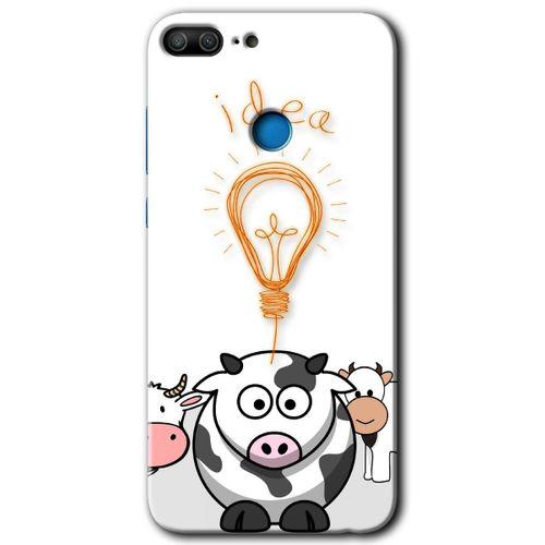 Honor 9 Lite Kılıf HD Desen Baskılı Arka Kapak - İdea Lamp