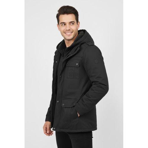 Erkek Spor Kanvas Kapüşonlu Parka 85133 BGL-ST04882