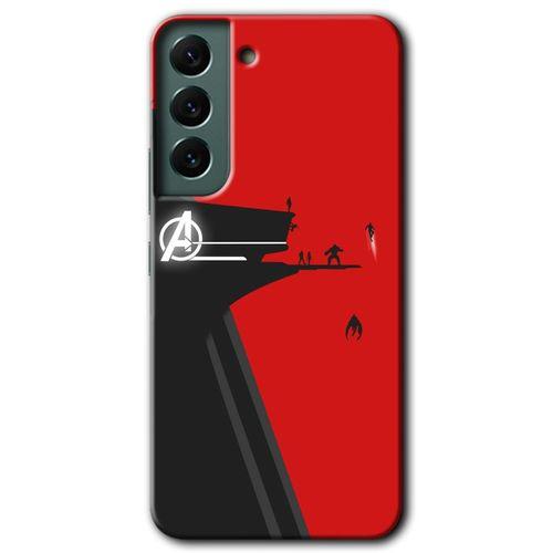 Samsung Galaxy S22 Plus HD Baskılı Kılıf + 9D Tam Ekran Koruyucu - Avengers Tower