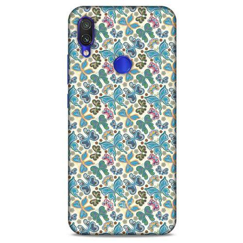Xiaomi Redmi Note 7 Pro Kılıf Kelebek Etkisi (18) Telefon Kılıfları Şeker Pembe
