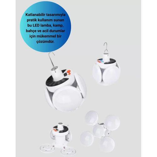 Pratik Katlanabilir Solar Led Aydınlatma Lambası