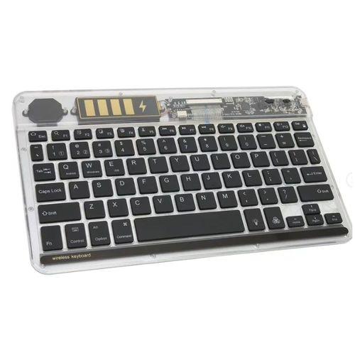ZR612 Rgb Şeffaf Siyah Bluethooth Klavye