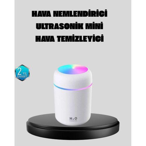 Taşınabilir Usb Mini Nemlendirici – Led Aydınlatmalı, Çift Püskürtme Modu