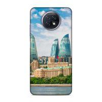 Xiaomi Redmi Note 9T Uyumlu Kılıf Azarbaijan (4) Koruma Kılıfı Alev Kuleleri