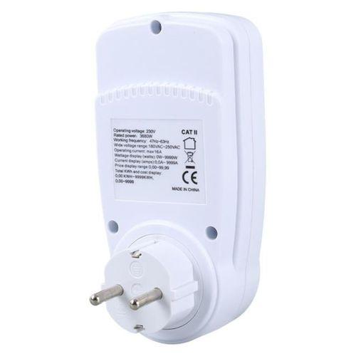Gesi PM-1453 Dijital Wattmetre Enerji Sarfiyat Ölçer Tüketim Ölçer 220 Volt 16 Amper 3680 Watt Priz