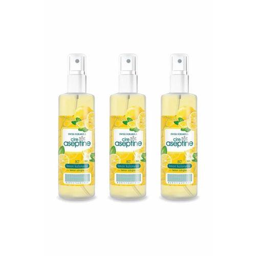 3 Adet Limon Kolonyası  Ev Ofis Pratik Kullanım Sprey 100ml