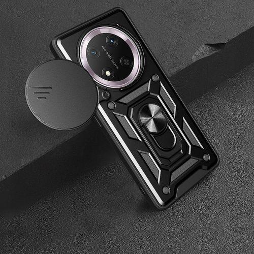 Honor Magic 7 Lite Kılıf Magnetik Standlı Kamera Korumalı Zore Sürgülü Vega Kapak