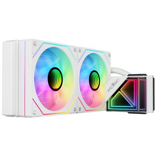 James Donkey Lugis JDC240 ARGB 240mm Beyaz Sıvı İşlemci Soğutucu AM5 ve LGA1700 Uyumlu