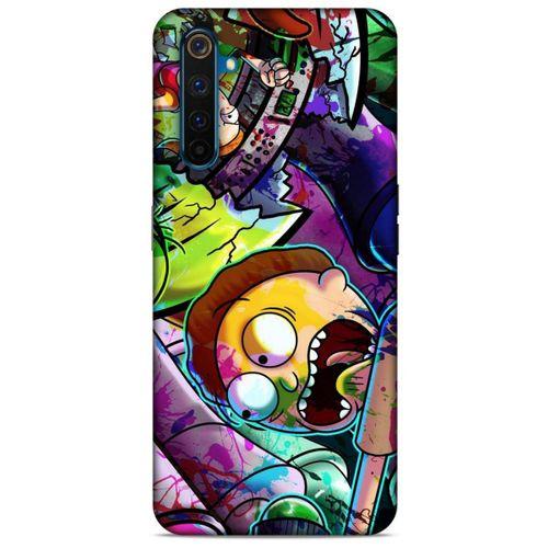 Realme 6 Uyumlu Kılıf Rick And Morty (41) Tank Kılıf Story Train Rick