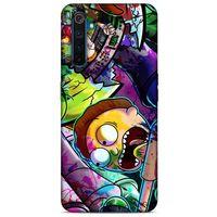 Realme 6 Uyumlu Kılıf Rick And Morty (41) Tank Kılıf Story Train Rick