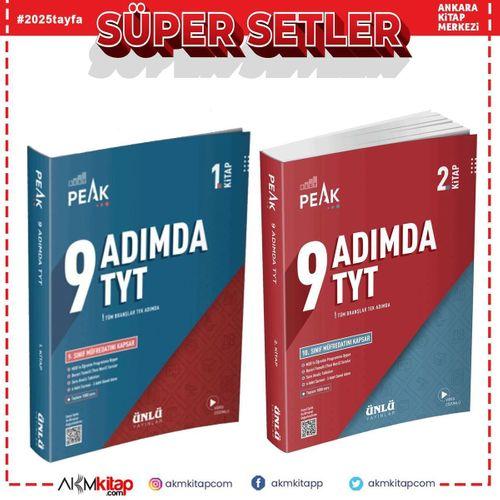 Ünlü Yayıncılık TYT 9 Adımda Soru Bankası 1. ve 2. Kitap Seti 2 Kitap
