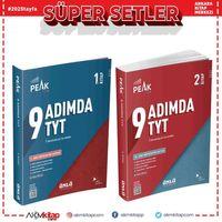 Ünlü Yayıncılık TYT 9 Adımda Soru Bankası 1. ve 2. Kitap Seti 2 Kitap