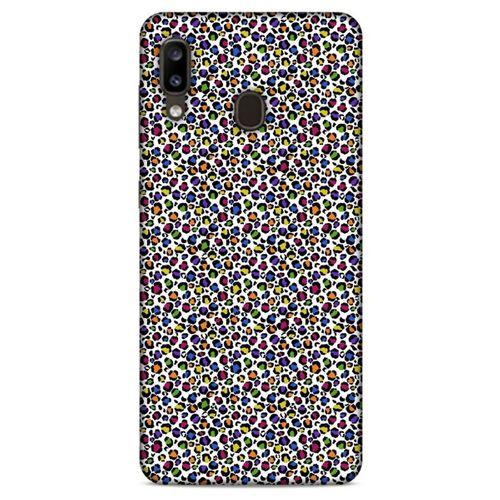 Animax Leopar Rengarenk Samsung Galaxy A20 Kılıf Desenli Silikon