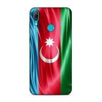 Huawei Y7 Prime 2019 Uyumlu Kılıf Azarbaijan (36) Glitter Kılıf Tam Bayrak
