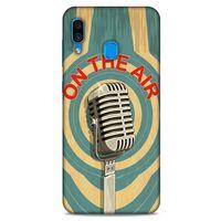 Retro (40) Desen Fit Silikon Kılıf Renkli Samsung Galaxy A30 Kılıf