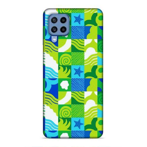 Samsung Galaxy M22 Uyumlu Kılıf Insomnia (46) Core Armor Kılıf Laci Yeşil