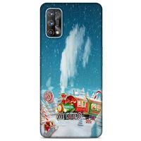 Oppo Realme 7 Pro Kılıf Snowix (11) Tam Koruma Yeşil Kırmızı