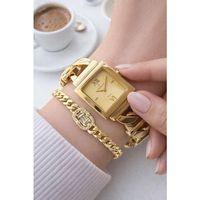 Essence Çelik Kordon Kararma Yapmaz 3 Atm Suya Dayanıklı Kadın Kol Saati + Bileklik VS.BLKT.0826