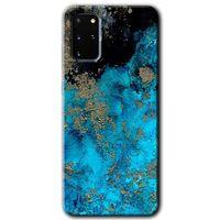 Potkal Hediye Fabrikası Samsung Galaxy S20 Plus Kılıf HD Desen Baskılı Arka Kapak - Klas Mermer