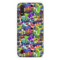 Graffitix (22) Desenli Silikon Kapak Samsung Galaxy A01 Kılıf