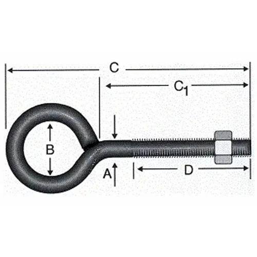 Kaynaklı Civata M8x190 - 50 Adet